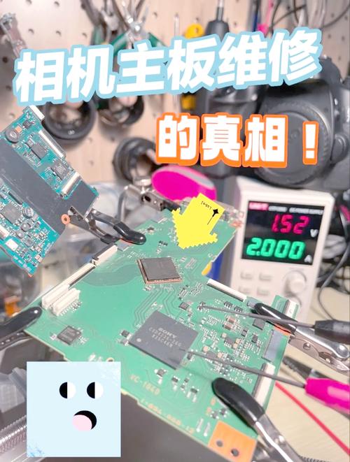 相機維修電路板視頻教程，相機電源板維修